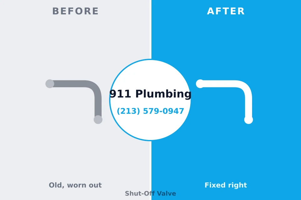 Before and after: plumbing company White Meadow Lake, NJ